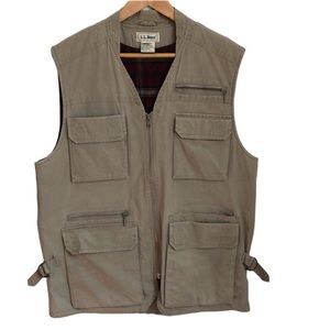 L.L. Bean Tan Utility Vest